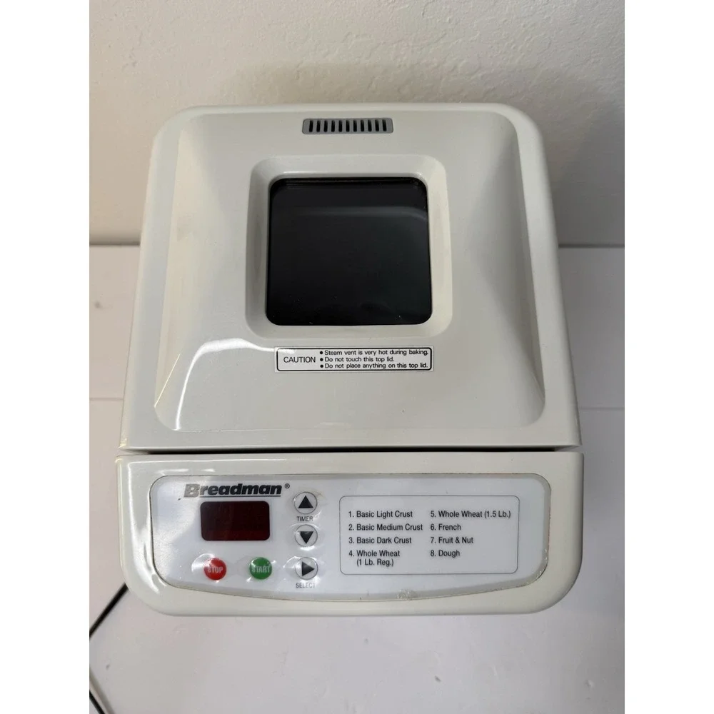 Breadman TR-440 Automatic Bread Maker 1.5 Lb Loaf Homemaker Fresh Baked‎ Easy
